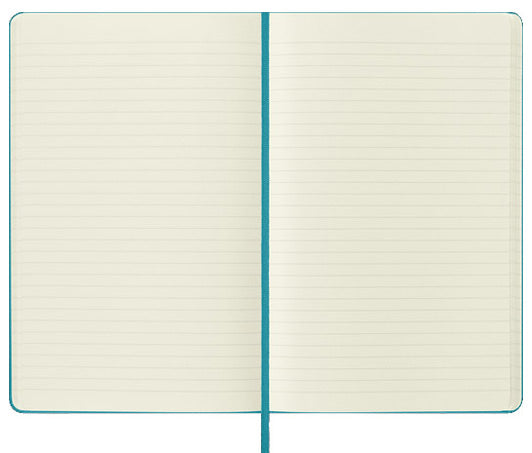 Moleskine Classic Large Ruled Hard Cover Notebook - Reef Blue