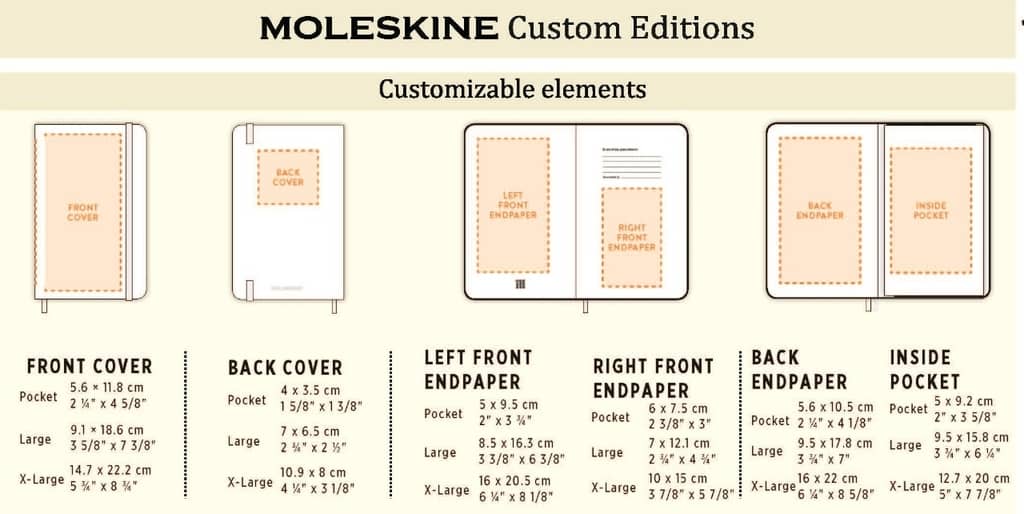 Moleskine Classic Large Ruled Hard Cover Notebook - White