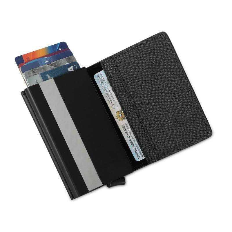TORINO - SANTHOME RFID Sliding Card Holder - Black