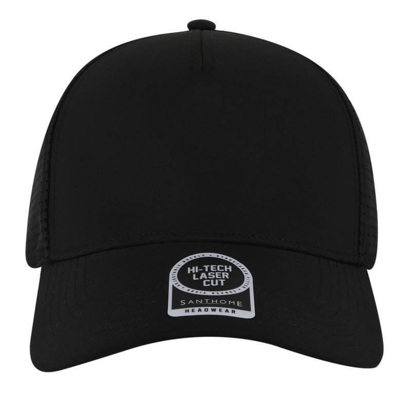 ACE - Santhome 5 Panel DryNCool® Sports Cap - Black