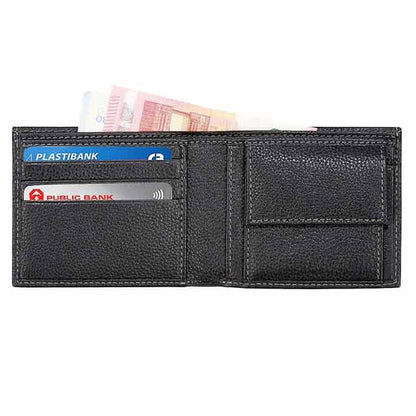 CANCUN - SANTHOME Men's Wallet In Genuine Leather (Anti-microbial)