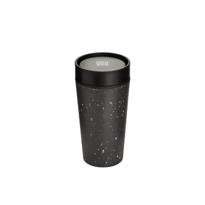 Circular Cup 12oz Black & Cosmic Black