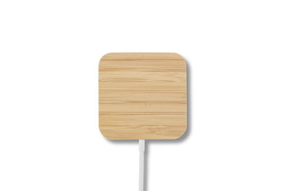 DOMITZ - 15W Square Bamboo Magsafe Wireless Charger