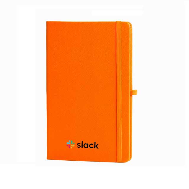 PINGER - Giftology A5 Hard Cover Ruled Notebook - Orange