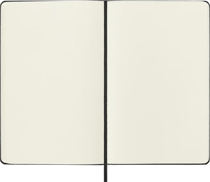 Moleskine Classic Large Ruled Soft Cover Notebook - Black