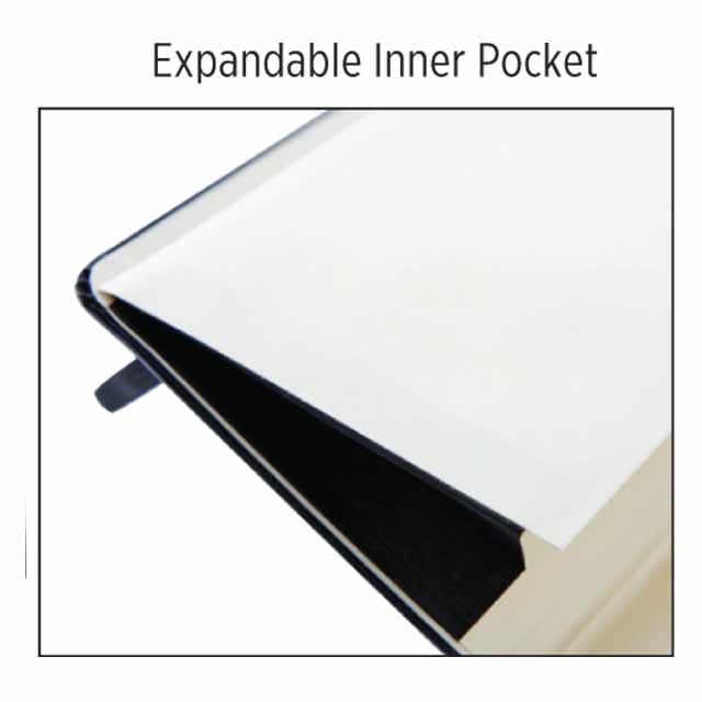 RULBUK - SANTHOME Softcover Ruled A5 Notebook Black