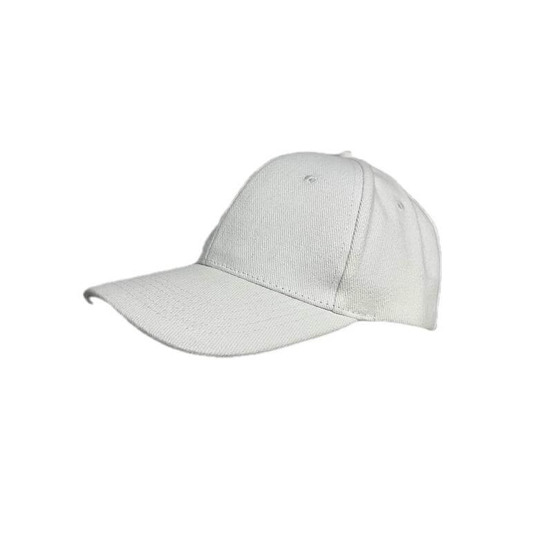 TARTU - 6 Panel Heavy Brushed Cotton Cap - White